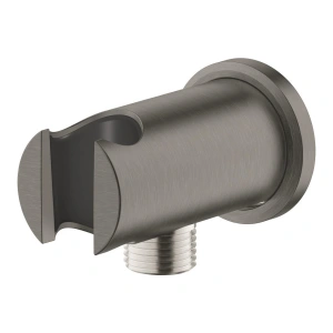 Подключение для душевого шланга GROHE Rainshower с держателем ручного душа, темный графит, матовый (26658AL0)