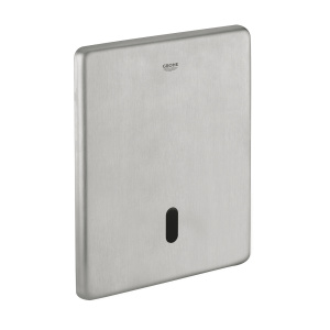 Панель смыва для унитаза GROHE Tectron Skate инфракрасная, 1 режим, суперсталь (38393SD1)