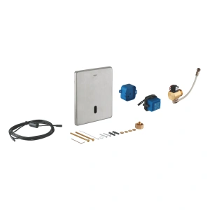 Панель смыва для унитаза GROHE Tectron Skate инфракрасная, 1 режим, суперсталь (38393SD1)