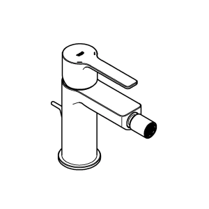 Смеситель для биде GROHE Lineare с донным клапаном, S-size, хром (33848001)