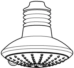 Верхний душ GROHE Euphoria Massage, 3 режима, хром (27235000)