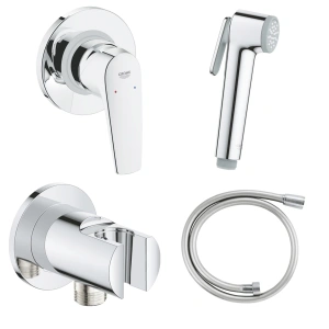Готовый комплект для гигиенического душа GROHE BauFlow, хром (NH0006)