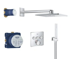 Набор для комплектации душа GROHE Profi Grohtherm SmartControl, хром (34804000)
