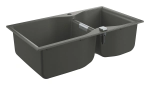 Мойка GROHE K700 с двумя чашами, 900 x 500 мм, серый гранит (31658AT0)