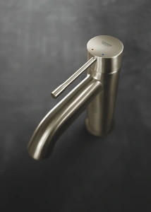 Смеситель для раковины GROHE Essence с донным клапаном, S-size, никель матовый (24171EN1)