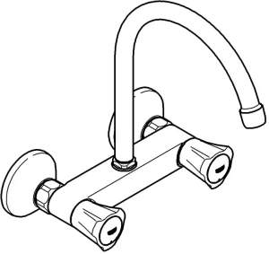 Смеситель для кухни GROHE Costa L, хром (31191001)