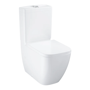 Унитаз-компакт с бачком и сиденьем микролифт GROHE Clova, альпин-белый (39909000)