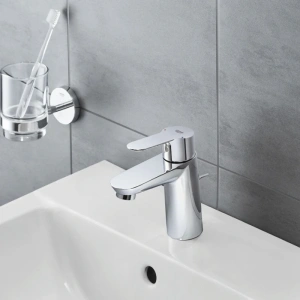 Смеситель для раковины GROHE BauEdge с гигиеническим душем, хром (23757001)