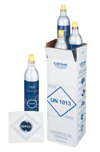 Комплект баллонов с углекислым газом, GROHE Blue, 425 г., 4 шт., (40422000)