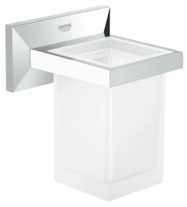 Стакан для зубных щеток с держателем GROHE Allure Brilliant, хром (40493000)