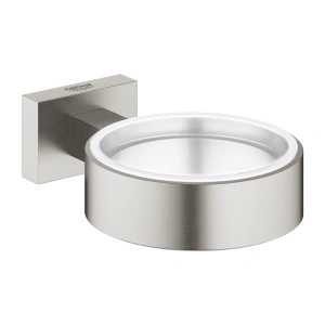 Держатель для стакана или мыльницы GROHE Essentials Cube, суперсталь (40508DC1)