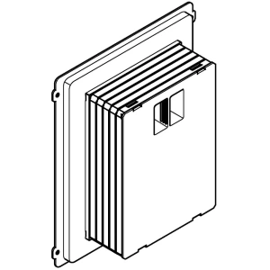 Ревизионный короб GROHE для крепления малых панелей смыва, хром (40949000)