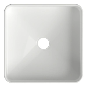 Раковина накладная Aqueduto ESPIRAL, 370*370, белый глянцевый (ESP0310)