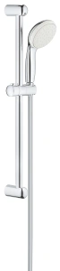 Душевой гарнитур GROHE Tempesta 100, 1 режим струи, душевая штанга 600 мм, 9,5 л/мин, хром (27924001)