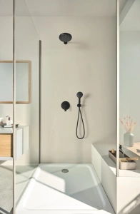 Душевой набор GROHE Tempesta 110, 2 режима, 1500 мм, 7,4 л/мин, черный (264062433)