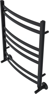 Полотенцесушитель водяной Aquatek Лугано П7 500x600, черный муар AQ DOC0760BL