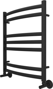 Полотенцесушитель водяной Aquatek Лугано П7 500x600, черный муар AQ DOC0760BL