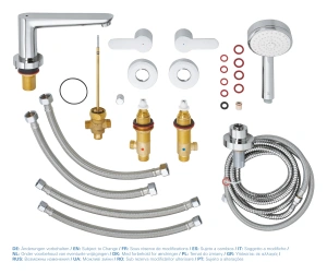Смеситель для ванны GROHE BauEdge, хром (2512000A)