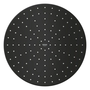 Верхний душ GROHE Rainshower Mono 310, 9,5 л/мин, 1 режим, 422 мм, фантомный черный (22121KF0)