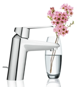 Смеситель для раковины GROHE Eurodisc Cosmopolitan с донным клапаном, S-size, хром (2338420E)