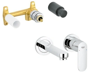 Встраиваемая часть однорычажного смесителя для раковины GROHE на 2 отверстия (32635000)