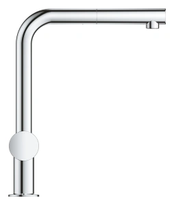 Смеситель для кухонной мойки GROHE Blue Pure Minta, с функцией фильтрации, без фильтра в комплекте, хром (31721000)