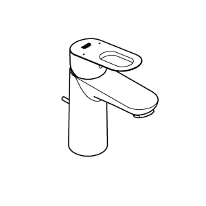 Смеситель для раковины GROHE BauLoop с донным клапаном, хром (23335000)
