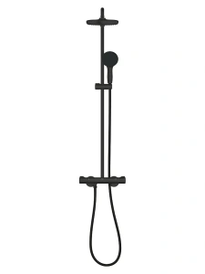 Душевая система GROHE Tempesta System 210 с термостатом для душа, матовый черный (268112431)