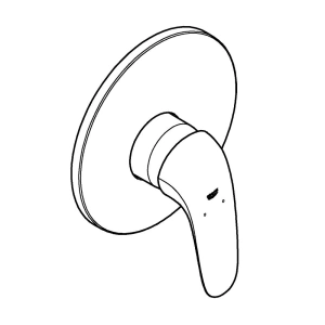 Смеситель для душа GROHE Eurostyle в комплекте с монтажной частью, хром (23725003)