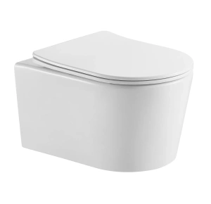 Унитаз Aquatek ОБЕРОН подвесной с сиденьем с микролифтом, белый AQ1363WT-00