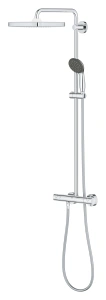 Душевая система GROHE Vitalio Start System 250 Cube с термостатом для душа, хром (26697000)