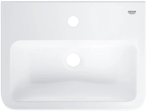 Раковина подвесная GROHE Bau Edge 45 см, альпин-белый (39806000)