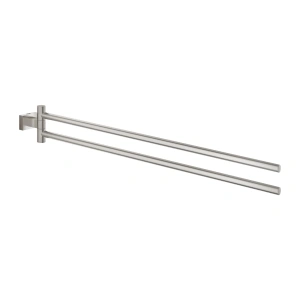 Держатель для полотенца GROHE Essentials Cube двойной, поворотный, суперсталь (40624DC1)