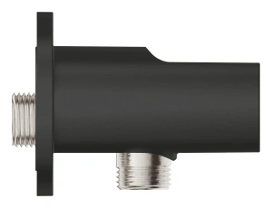 Подключение для душевого шланга GROHE Tempesta с держателем ручного душа, матовый черный (286282431)