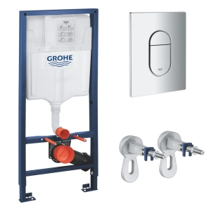 Комплект инсталляции GROHE Rapid SL NW0145/S с унитазом Aqueduto CONE CONT2130 и раковиной Aqueduto ESPIRAL ESP0330 (NW0581)