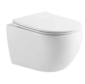 Унитаз Aquatek ЕВРОПА подвесной с сиденьем с микролифтом, белый AQ1190T-00