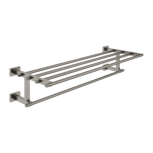 Полочка для полотенец GROHE Essentials Cube 600 мм, темный графит матовый (40512AL1)