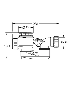 Сливной и переливной гарнитур для отдельностоящих ванн GROHE Essence, альпин-белый (49113SH0)