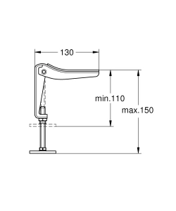 Ножки для встраиваемых ванн GROHE, (49115000)
