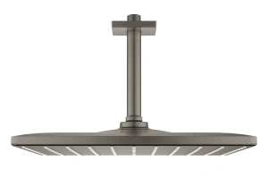 Верхний душ GROHE Rainshower Mono 310 Cube, 9,5 л/мин, 1 режим, 142 мм, темный графит матовый (26566AL0)