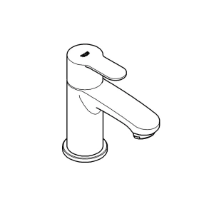 Кран для раковины GROHE Eurostyle Cosmopolitan, без функции смешивания, хром (23039002)