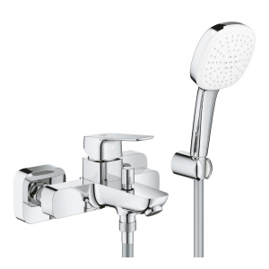 Смеситель для ванны GROHE Cubeo с ручным душем, хром (1018140000)