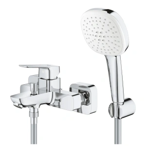 Смеситель для ванны GROHE Cubeo с ручным душем, хром (1018140000)
