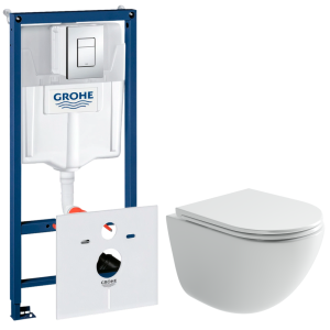 Комплект инсталляции GROHE Rapid SL 4 в 1 с унитазом Тренд CN4008T и звукоизоляционным комплектом (NW0790)