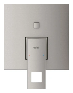 Внешняя часть смесителя для ванны GROHE Eurocube с переключателем на 2 положения, суперсталь (24062DC0)