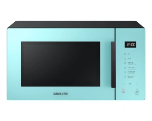 Микроволновая печь Samsung MG23T5018AN/BW Bespoke с грилем и стеклянной панелью, 23 л, мятный