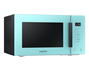 Микроволновая печь Samsung MG23T5018AN/BW Bespoke с грилем и стеклянной панелью, 23 л, мятный
