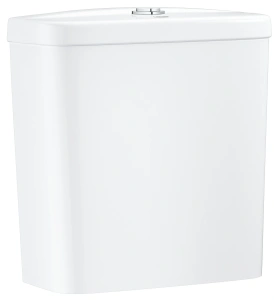 Унитаз напольный безободковый GROHE Bau Ceramic с бачком и сиденьем c микролифтом, альпин-белый (NW0076)