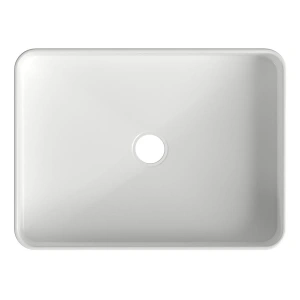 Раковина накладная Aqueduto ESPIRAL, прямоугольная 370*500, белый матовый (ESP0420)