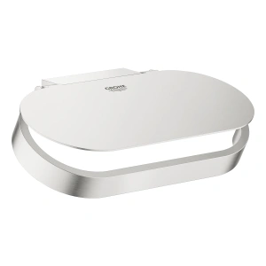 Держатель для туалетной бумаги GROHE Selection, с крышкой, суперсталь (41069DC0)